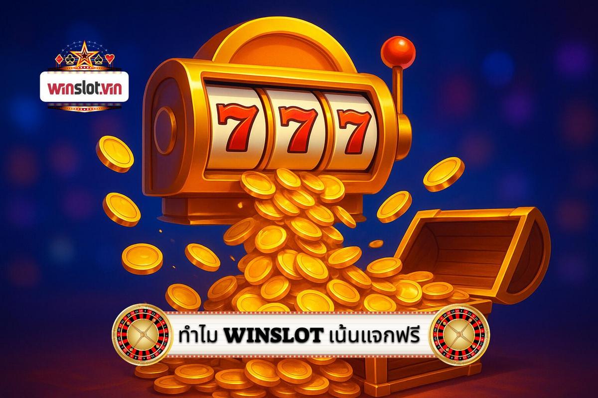 1 - ทำไม WINSLOT จึงเน้นการแจกเงินเดิมพันฟรีอย่างต่อเนื่อง
